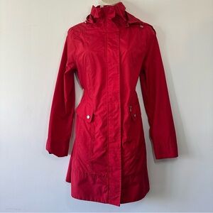 Red Women's Lightweight Rain Coat